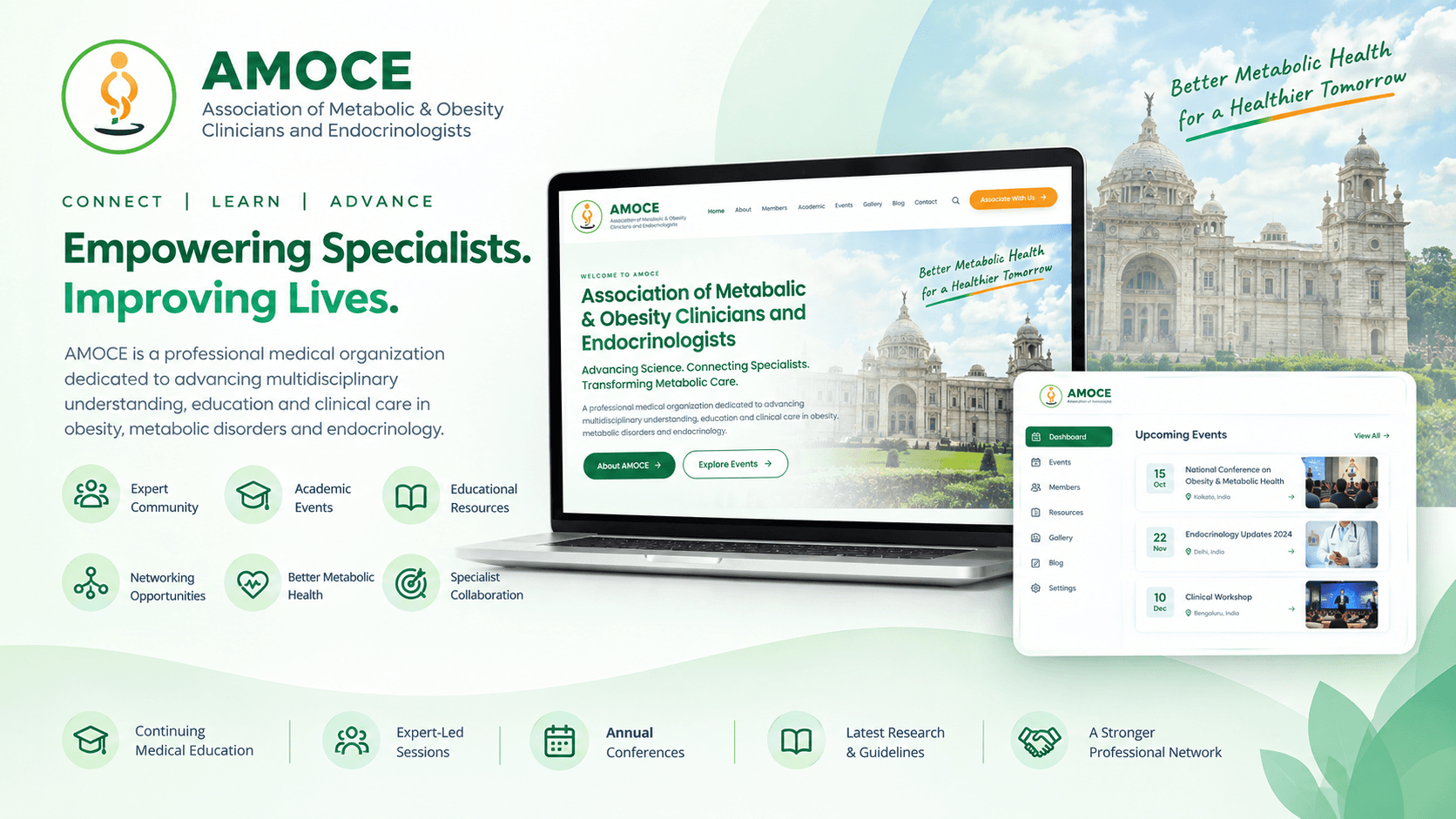 AMOCE — Dynamic Corporate Website & Admin Panel